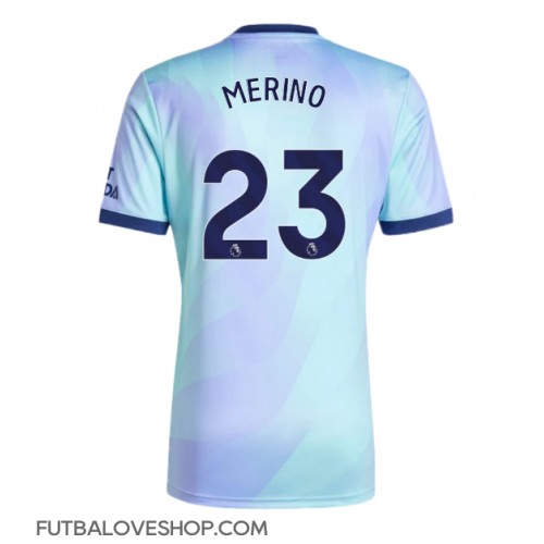 Dres Arsenal Mikel Merino #23 Tretina 2024-25 Krátky Rukáv